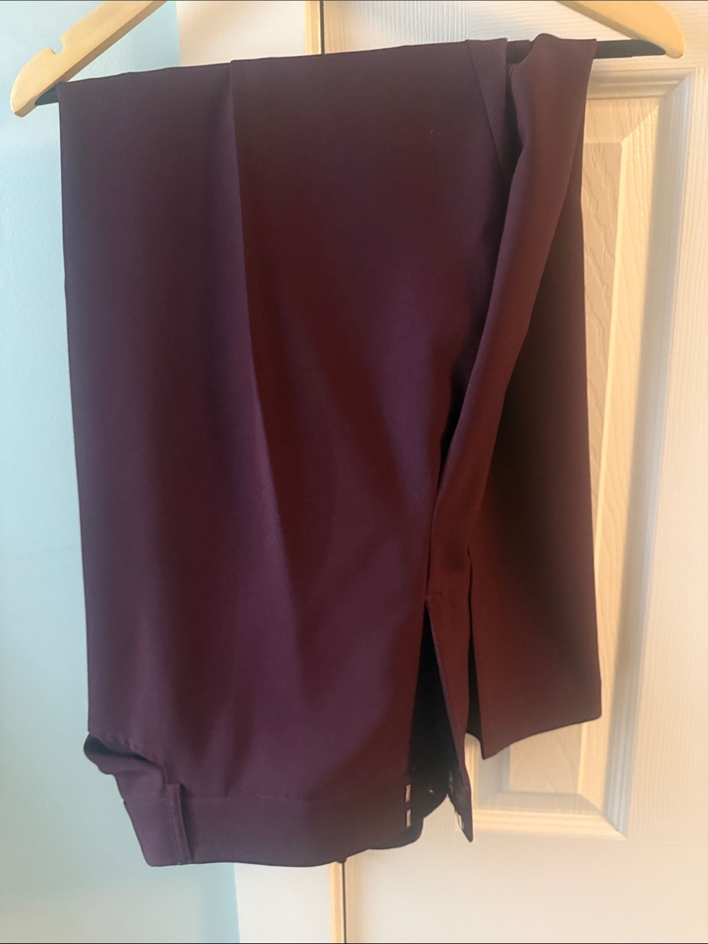 Tahari ASL Women's Dark Plum Dress Pants